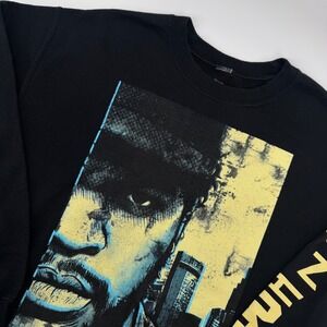 Mad Engine Boyz N The Hood Mens Medium Black Graphic‎ Sleeve Print Sweatshirt